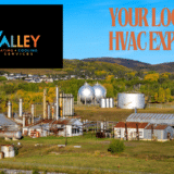 A picture of Daimond Valley, Alberta, with the words Your Local HVAC Experts overlayed on it.